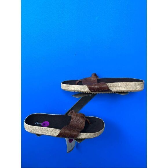 Perlina Bunny Sandals leather size 8.5 - Picture 1 of 6